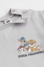 H&M - 2-piece cotton set Light grey/Paw Patrol - Image 3