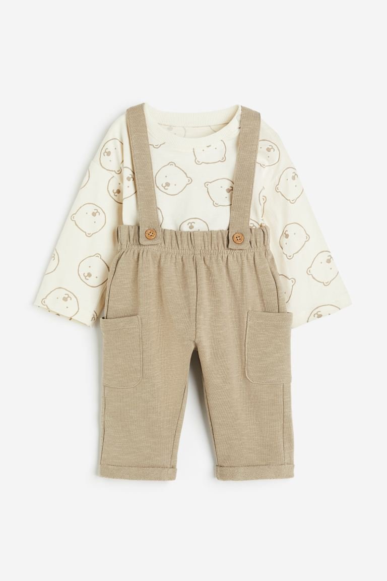 hmgoepprod (7) H&M - 2-piece cotton set - Image 1