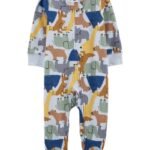 Carter's - Baby Animal 2-Way Zip Cotton Sleep & Play