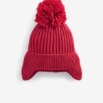 Next - Red Knitted Pom Hat