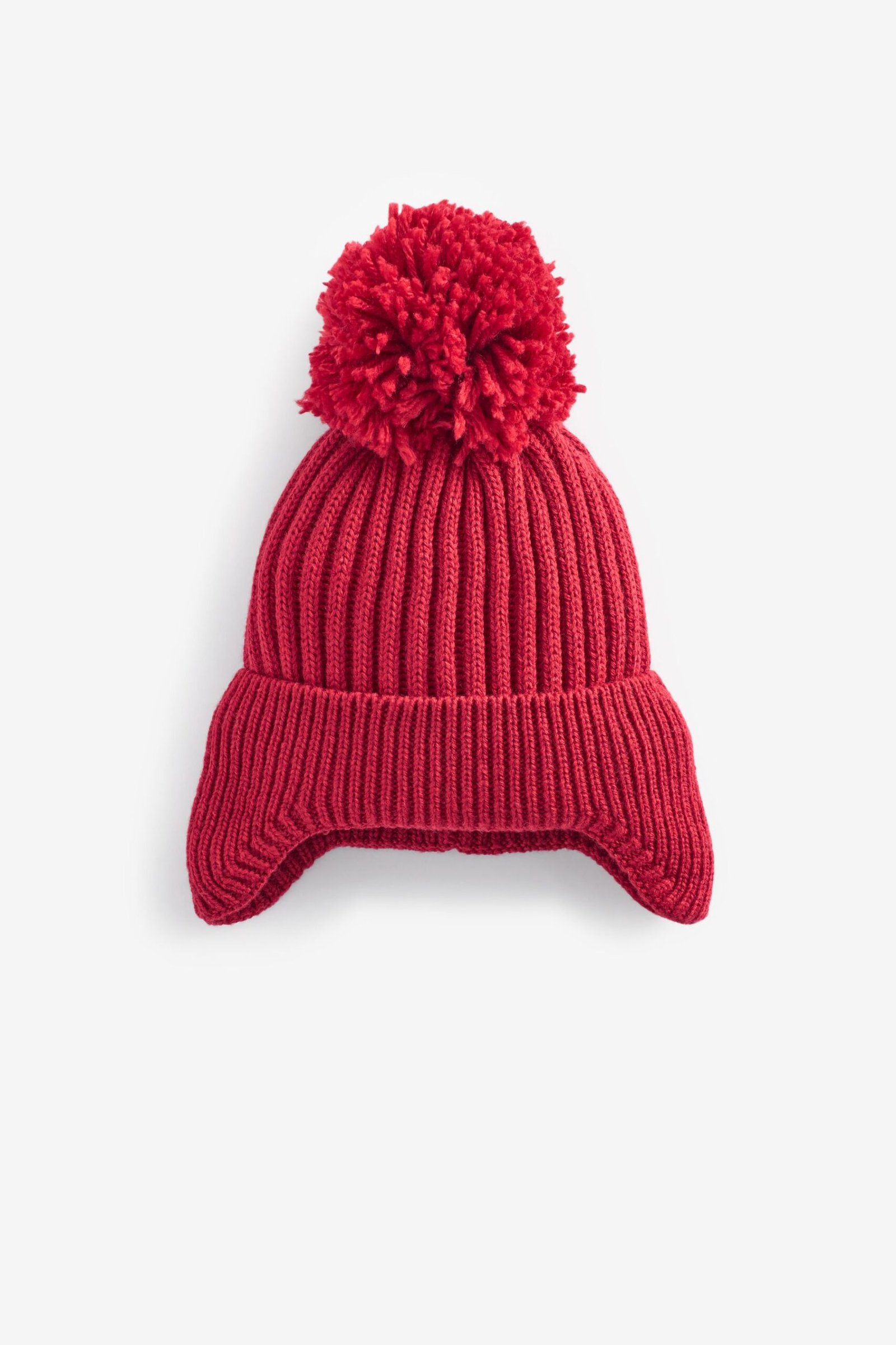620111s Next - Red Knitted Pom Hat - Image 1