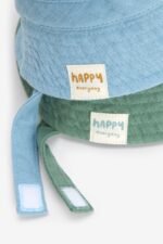 Next - Blue/Green Baby Bucket Hats 2 Pack - Image 2