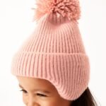 Next - Pink Pom Pom Trapper Hat
