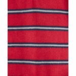 Carters-T Striped Fleece Jumpsuit - Image 2