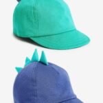Next - Blue/Green 2 Pack Baby Caps