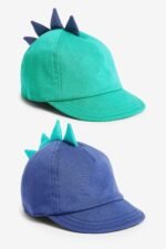 Next - Blue/Green 2 Pack Baby Caps