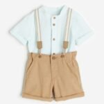 H&M - 2-piece Set with Suspenders