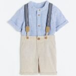 H&M - 2-piece Set with Suspenders