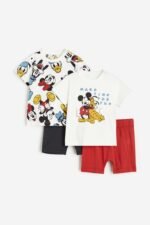 H&M - 2-pack cotton pyjamas Red/Disney