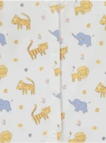 George - Safari Animals Sleepsuits 5 Pack - Image 2