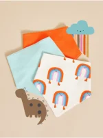 George - Little Angels Bright Dribble Bibs 3 Pack