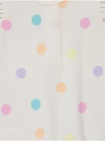 George - Floral Polka Dot Frill Rompers 2 Pack - Image 3