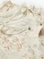 Sainsbury’s Tu clothing - Neutral Traditional Print Sleepsuit 3 Pack - Image 2