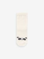Next - Neutral Animal Face Print Cotton Rich Socks 5 Pack - Image 3