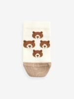 Next - Neutral/Blue Bears Cotton Rich Trainer Socks 7 Pack - Image 2