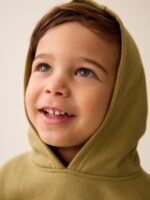 Next - Khaki Green Short Sleeve Utility Hoodie and Shorts Set - Image 2