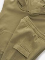 Next - Khaki Green Short Sleeve Utility Hoodie and Shorts Set - Image 5