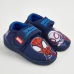 George - Marvel Spidey and Friends Navy Cupsole Slippers