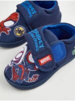 George - Marvel Spidey and Friends Navy Cupsole Slippers - Image 2