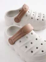 Next - Neutral Grey Clogs - Image 4