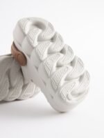 Next - Neutral Grey Clogs - Image 6