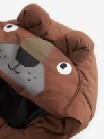 Next - Brown Bear Padded Coat - Image 4