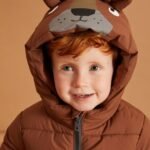 Next - Brown Bear Padded Coat