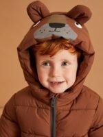 Next - Brown Bear Padded Coat