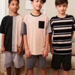 Next - Black/Grey Short Pyjamas 3 Pack