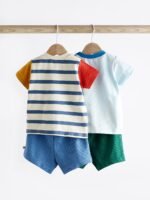 Next - Bright Baby T-Shirts And Shorts Set 2 Pack - Image 3