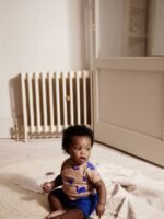 Next - Blue/Neutral Baby 100% Cotton T-Shirts And Shorts Set 2 Pack - Image 2