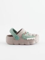 Next - Grey Crocodile Clogs - Image 3