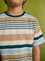 Next - Navy/Camel Palm Tree 100% Cotton Short Pyjamas 3 Pack - Image 5