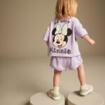 Next - Purple Disney 100% Cotton Shorts Set
