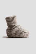 H&M - COTTON-KNIT BOOTEES