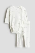 H&M 2-piece cotton jersey set