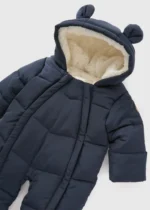 Matalan - Baby Navy Showerproof Snowsuit - Image 2