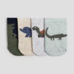 H&M 4-pack shaftless socks