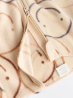 Next Neutral Fleece Sleepsuits 2 Pack - Image 2