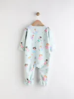 Next Mint Green Fairy Baby Zip Fleece Sleepsuit - Image 6