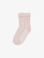 Next Pink/Neutral Baby Cable Socks 7 Pack - Image 8