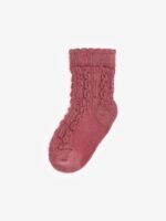 Next Pink/Neutral Baby Cable Socks 7 Pack - Image 6