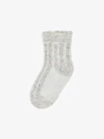 Next Pink/Neutral Baby Cable Socks 7 Pack - Image 5