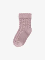 Next Pink/Neutral Baby Cable Socks 7 Pack - Image 4