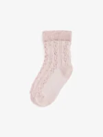 Next Pink/Neutral Baby Cable Socks 7 Pack - Image 3