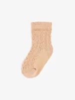 Next Pink/Neutral Baby Cable Socks 7 Pack - Image 2