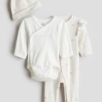 H&M 3-piece cotton jersey gift set