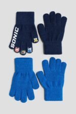 H&M 2-pack fine-knit gloves