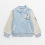 Tu clothing - Blue Varsity Bomber Jacket