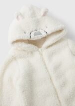 Matalan Girls White Polar Bear Onesie - Image 2